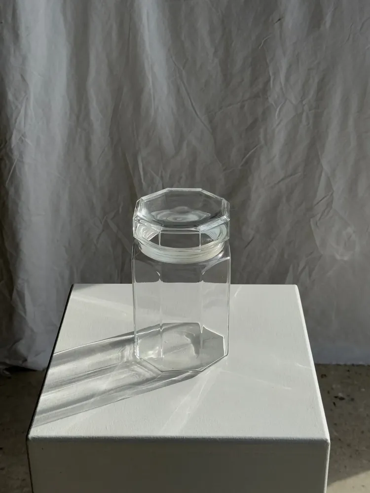 Installation accessories - Vintage jar with octagonal cap in Octime Luminarc glass - OFFICE OBJETS
