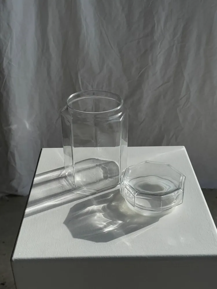 Installation accessories - Vintage jar with octagonal cap in Octime Luminarc glass - OFFICE OBJETS
