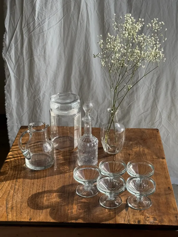 Installation accessories - Vintage jar with octagonal cap in Octime Luminarc glass - OFFICE OBJETS