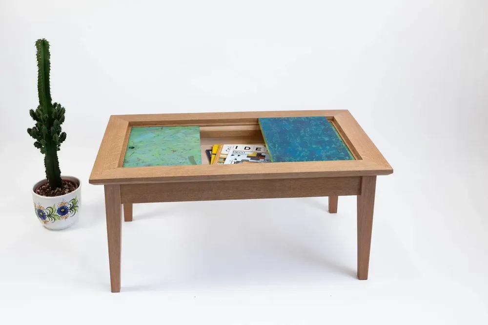 Coffee tables - Coffee table\"” chest\” with pullers - VITRAIL