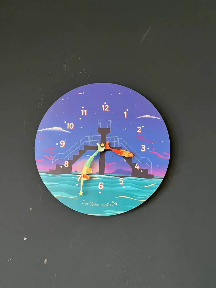 Objets de décoration - horloge temps les irènes - LES RITOURNAILES