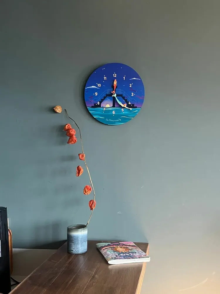 Objets de décoration - horloge temps les irènes - LES RITOURNAILES
