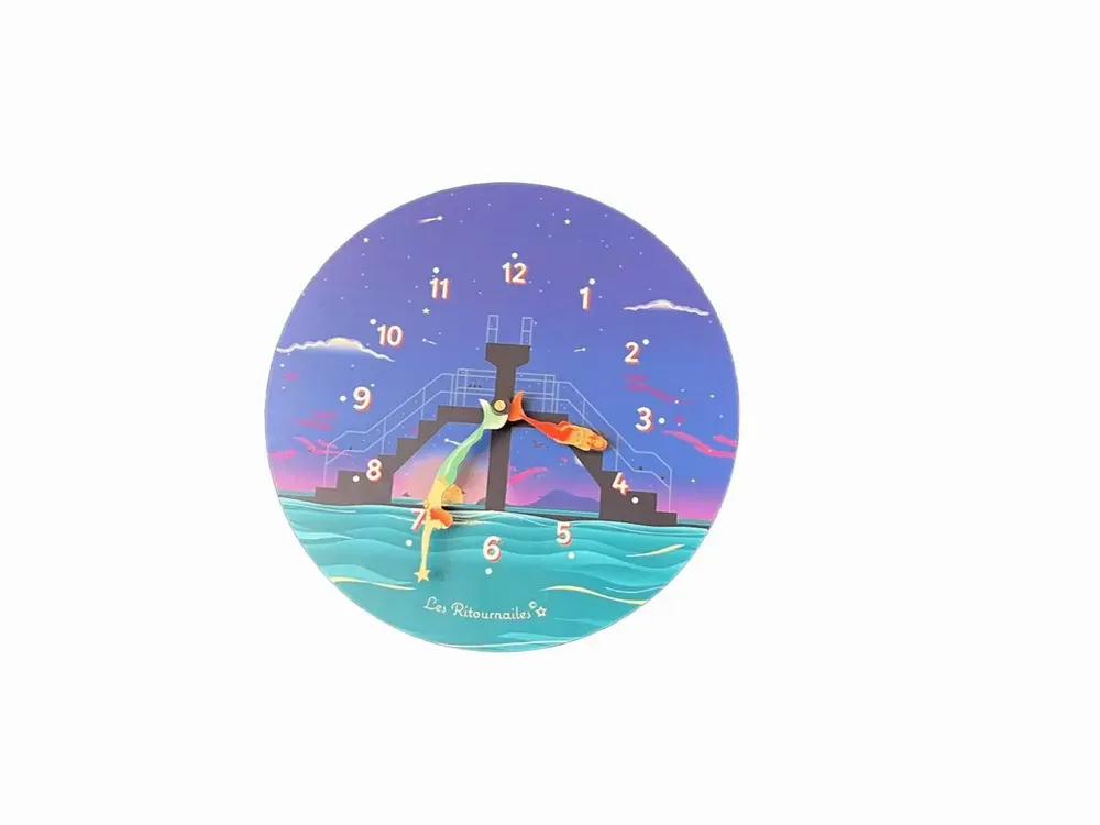Objets de décoration - horloge temps les irènes - LES RITOURNAILES
