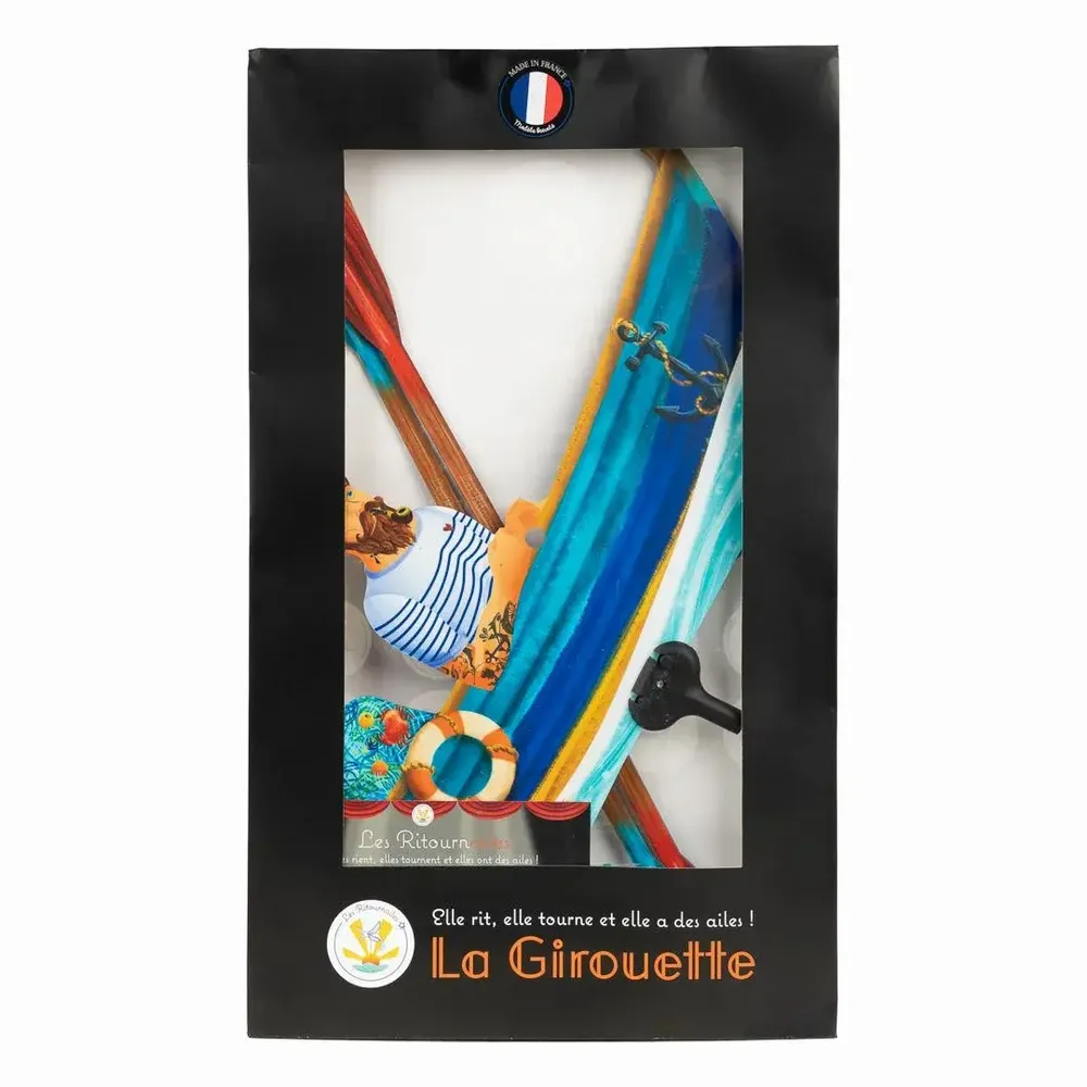 Accessoires de déco extérieure - Girouette Michel Bellepêche - LES RITOURNAILES