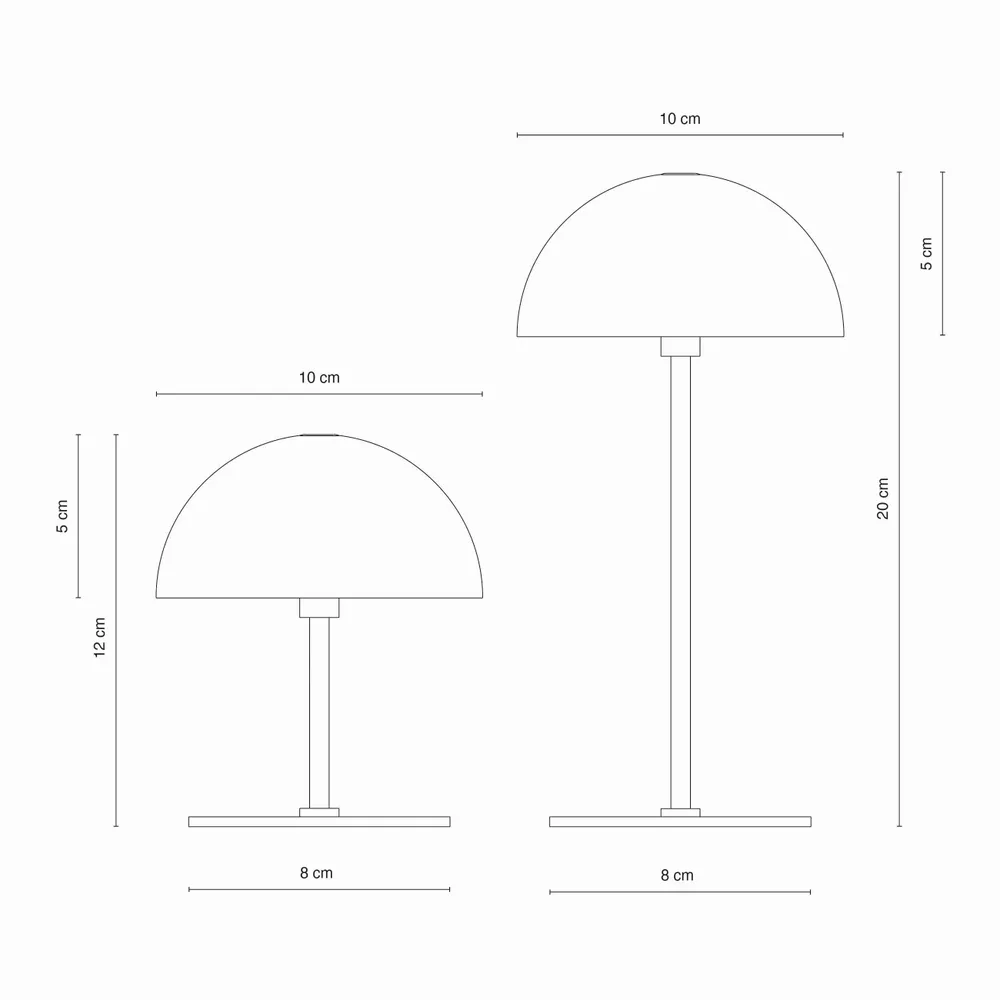 Lampes de table - LED ALONG chromée - DYBERG LARSEN