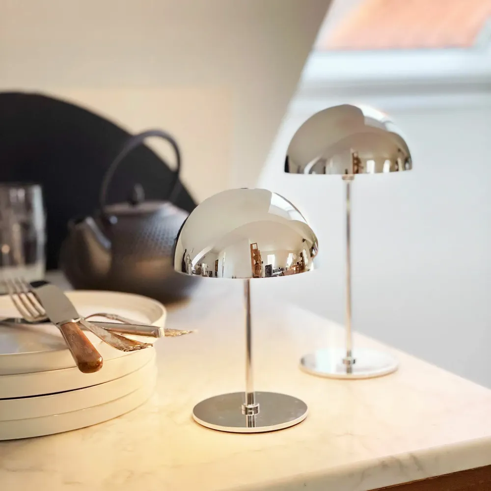 Lampes de table - LED ALONG chromée - DYBERG LARSEN