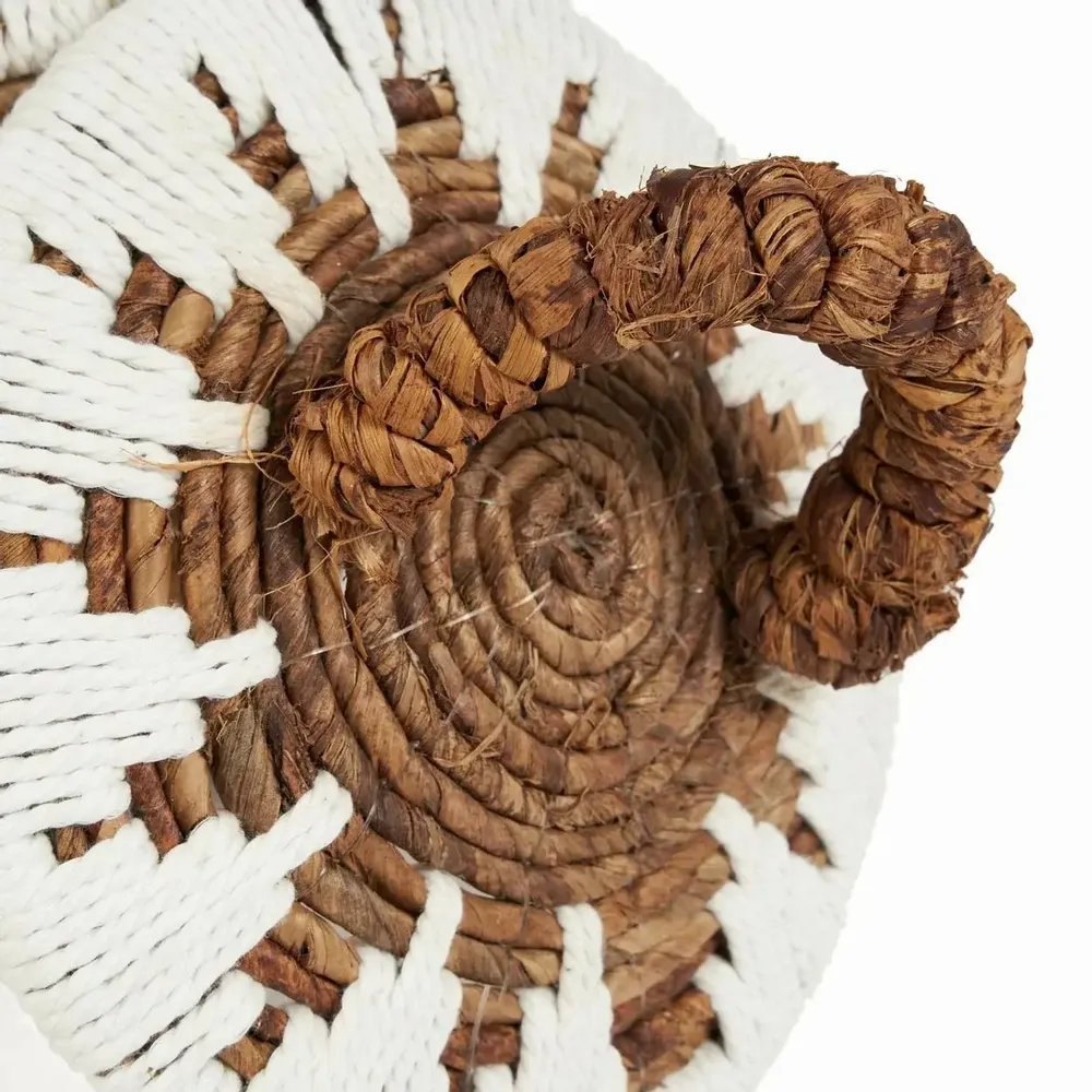 Paniers à linge - Panier de plage Little Bay, blanc naturel, taille S - BAZAR BIZAR LIVING