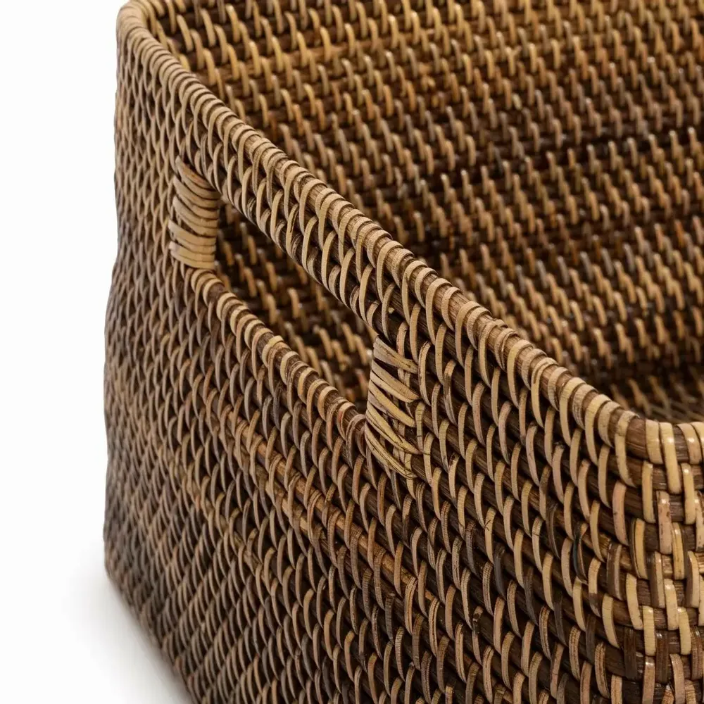Paniers à linge - Le panier à revues Colonial - Marron naturel - XL - BAZAR BIZAR LIVING