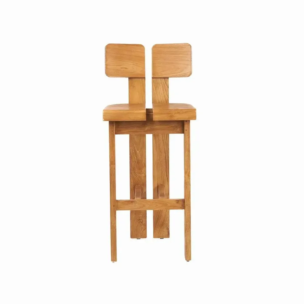 Tabourets - Le tabouret de bar Sama Sama - Naturel - BAZAR BIZAR LIVING
