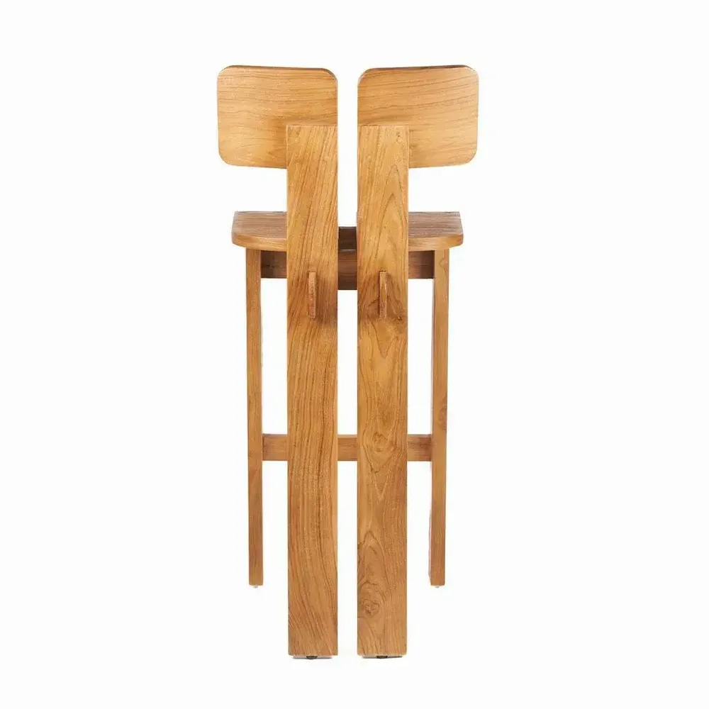 Tabourets - Le tabouret de bar Sama Sama - Naturel - BAZAR BIZAR LIVING
