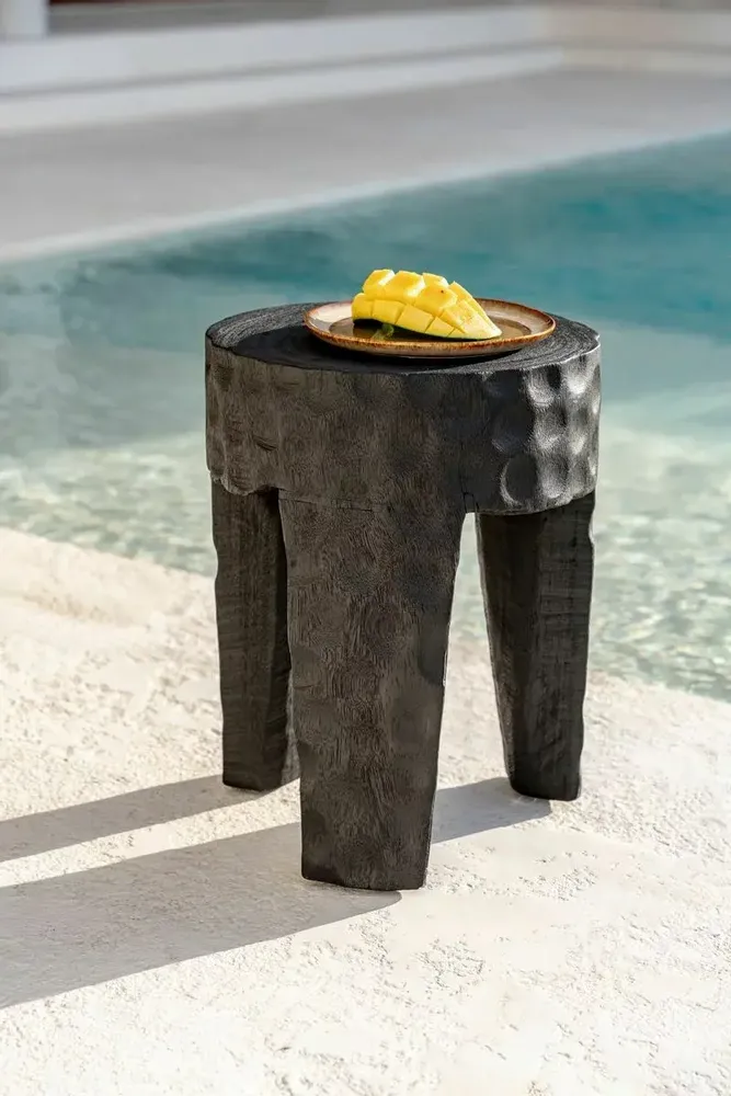 Stools - The Paramo Stool - Black - BAZAR BIZAR LIVING