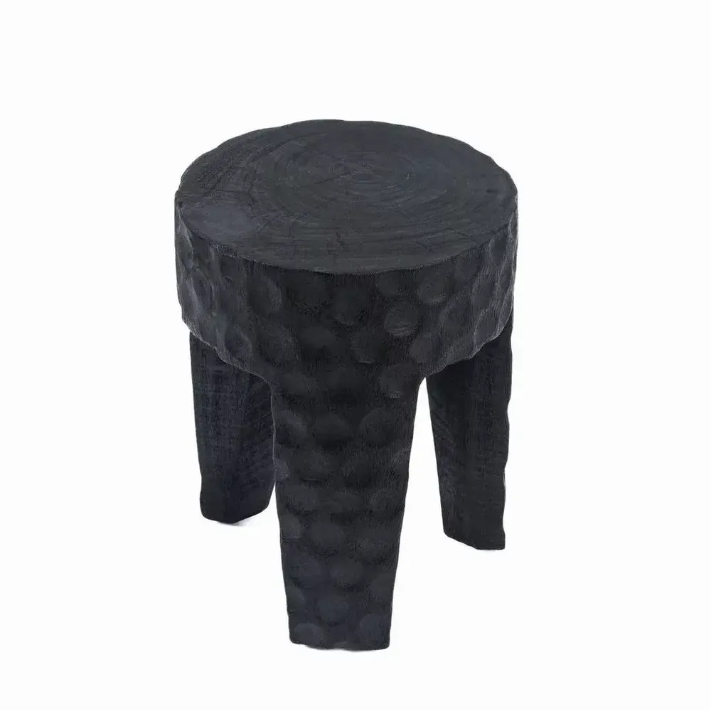 Stools - The Paramo Stool - Black - BAZAR BIZAR LIVING