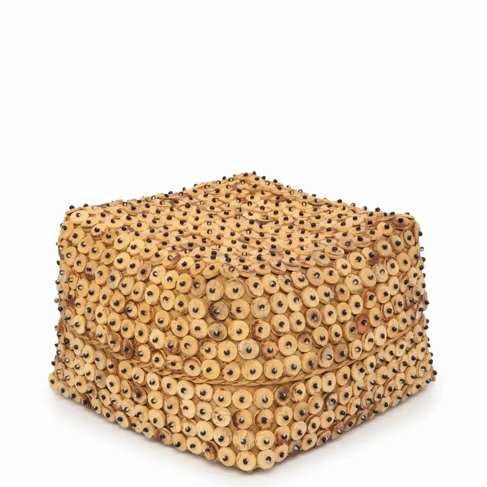 Paniers à linge - Le panier en coque de noix de coco - Naturel - M - BAZAR BIZAR LIVING