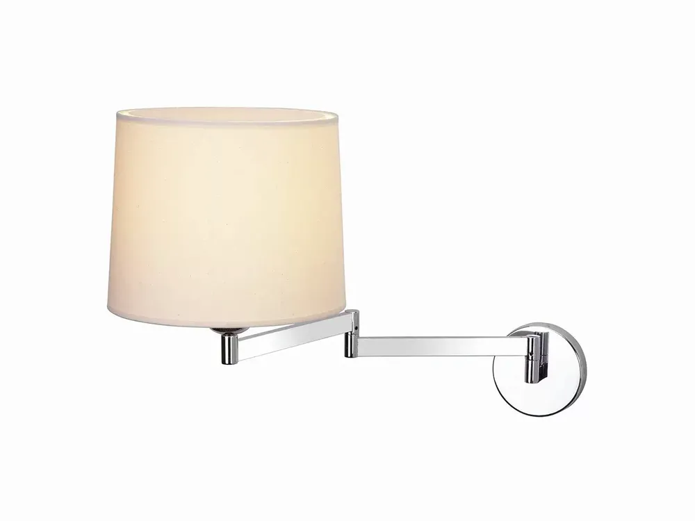 Appliques - ATLANTA applique murale avec structure en noir ou nickel - LUXCAMBRA