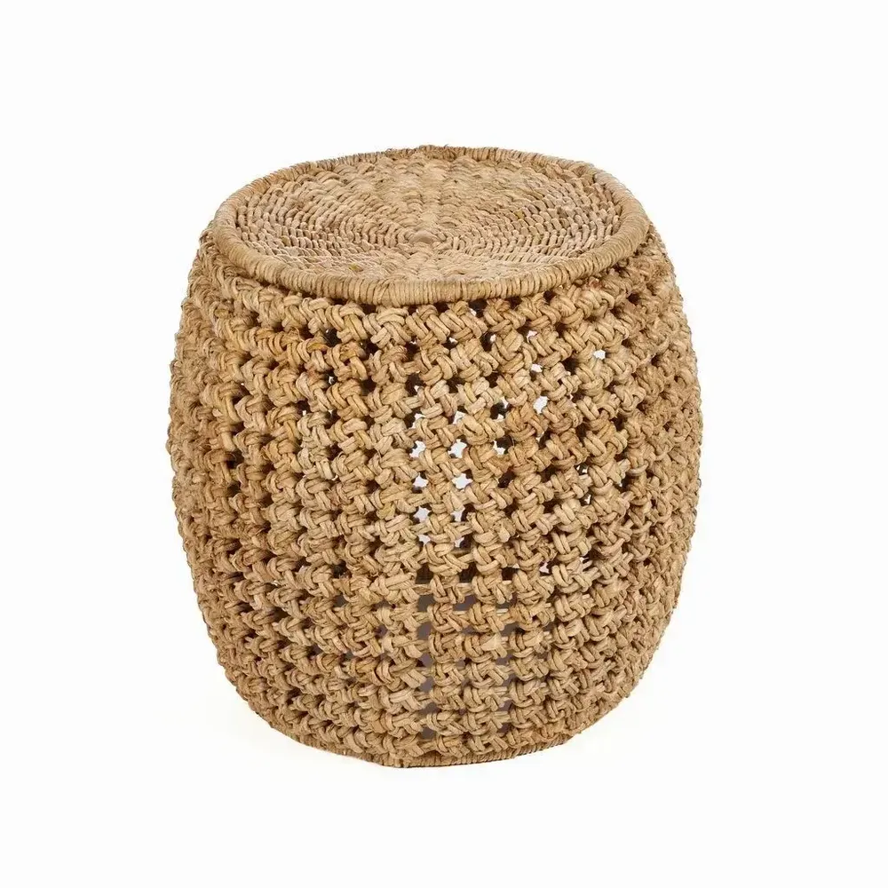 Stools - The Zarkah Stool - Natural - BAZAR BIZAR LIVING