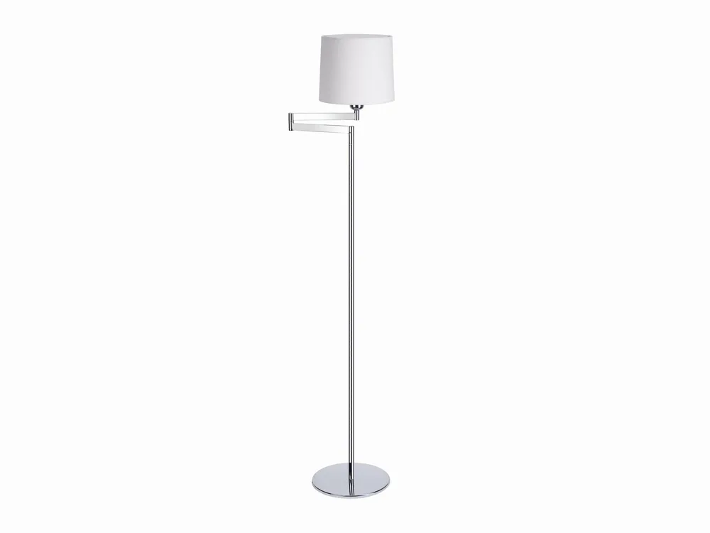 Floor lamps - ATLANTA floor lamp with structure in black or nickel - LUXCAMBRA