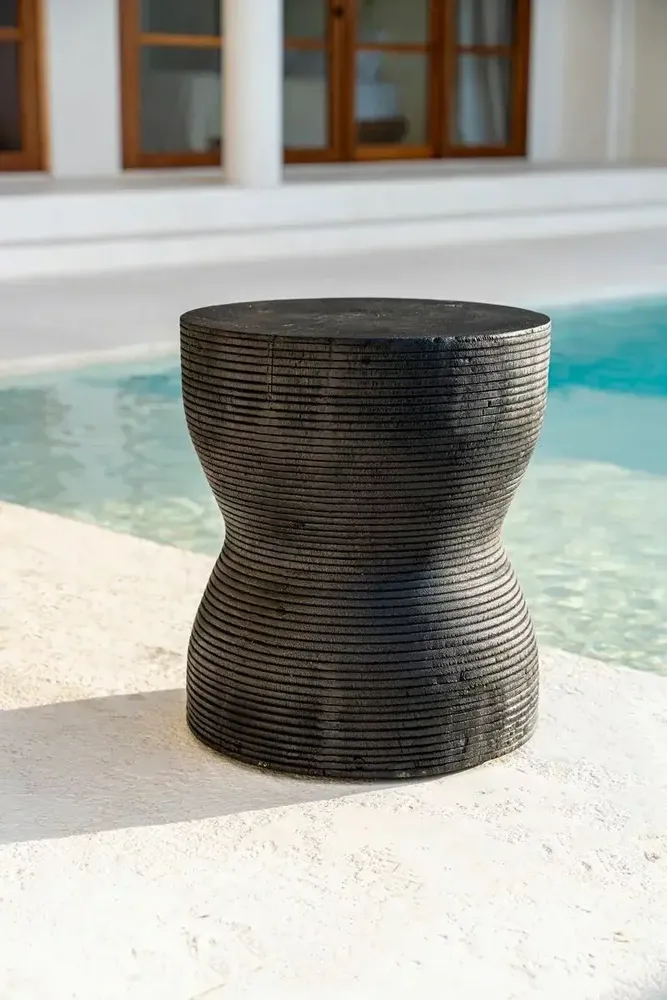 Tabourets - Le tabouret Kotoran - Noir - BAZAR BIZAR LIVING