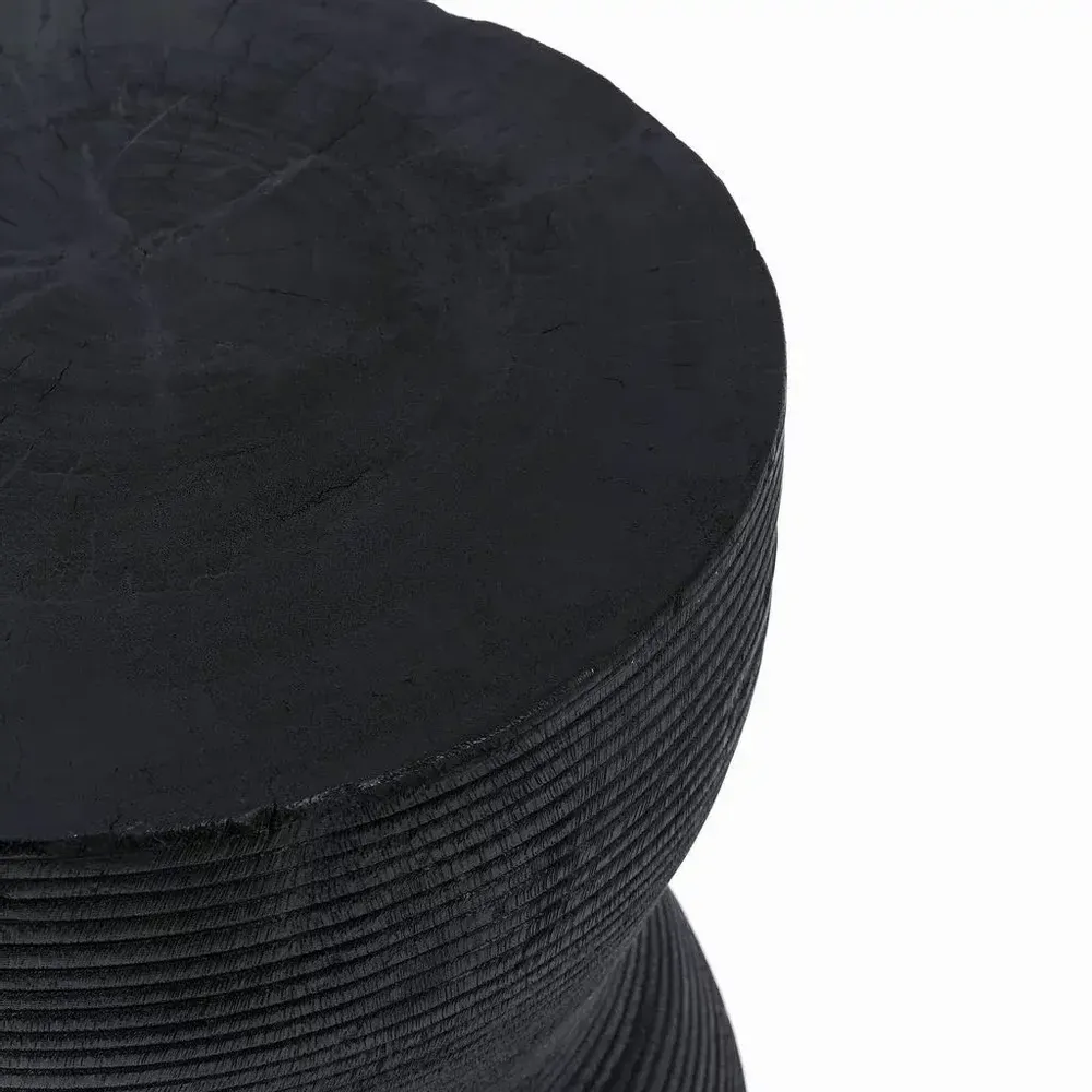 Tabourets - Le tabouret Kotoran - Noir - BAZAR BIZAR LIVING