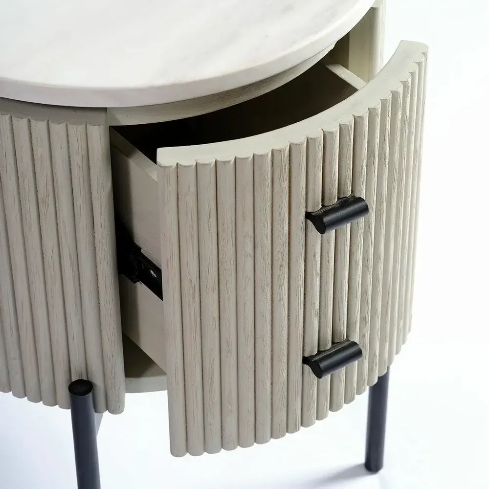 Chambres d'hôtels - TABLE DE CHEVET RICKY-1 - CRISAL DECORACIÓN