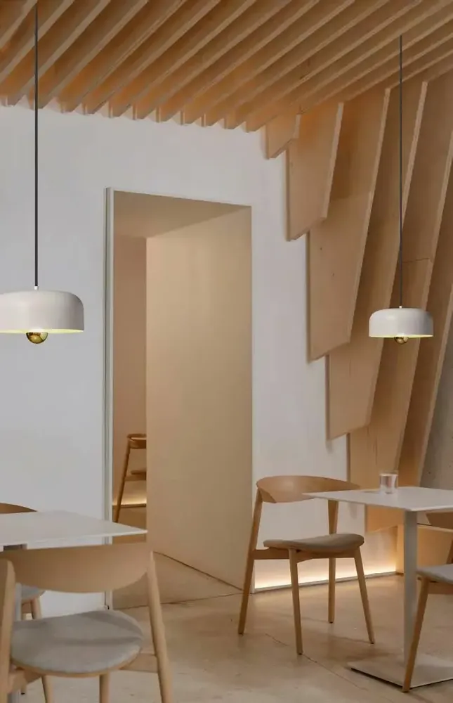 Suspensions - BORN suspension de 26cm de diamètre en noir, blanc ou aluminium - LUXCAMBRA