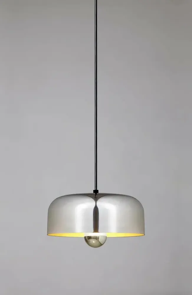 Suspensions - BORN suspension de 26cm de diamètre en noir, blanc ou aluminium - LUXCAMBRA