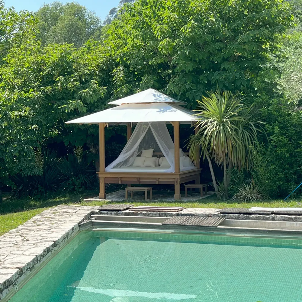 Gazebos - THUNDERBIRD - Gazebo, daybed, garden bed, relaxation area, shade - HONEYMOON