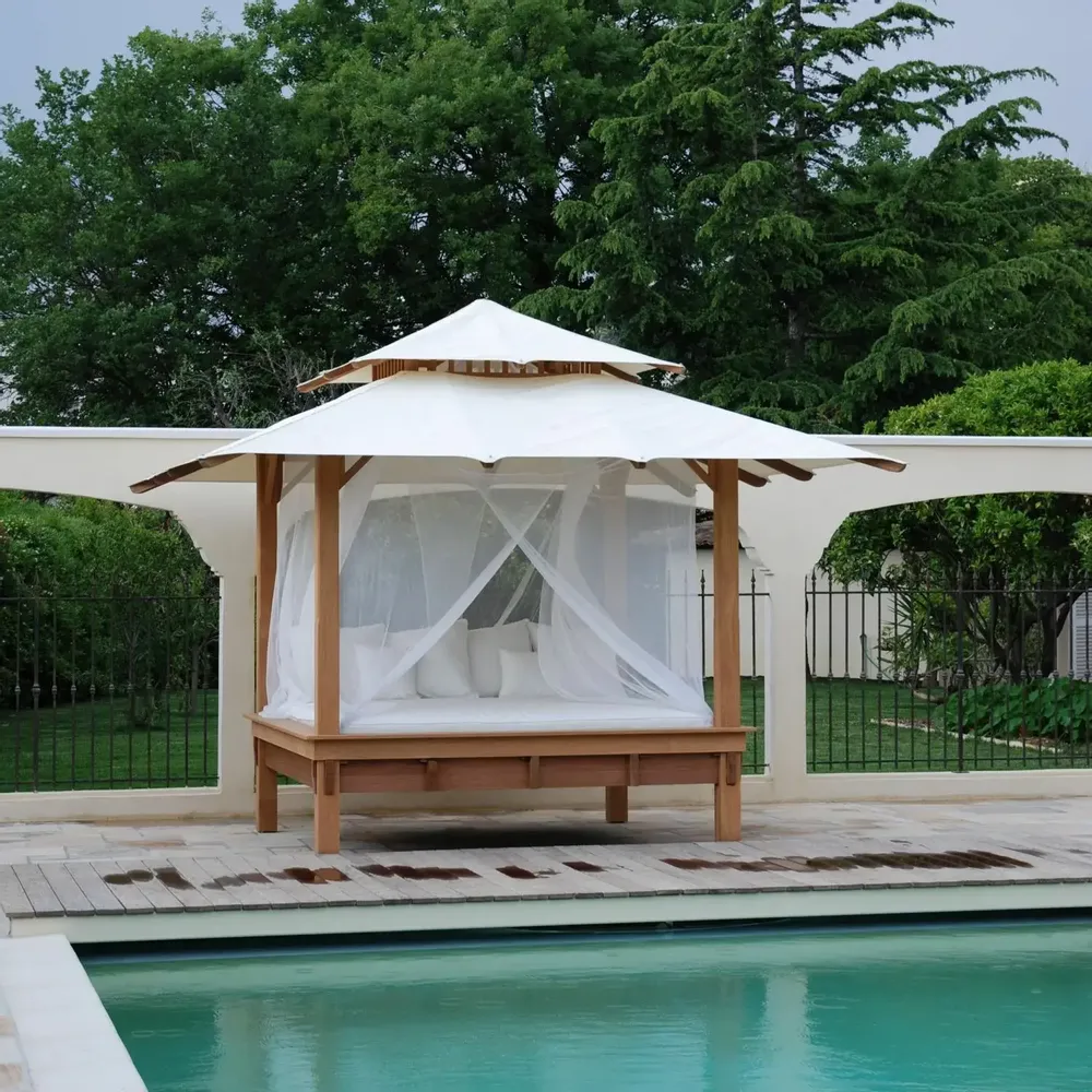Gazebos - THUNDERBIRD - Gazebo, daybed, garden bed, relaxation area, shade - HONEYMOON