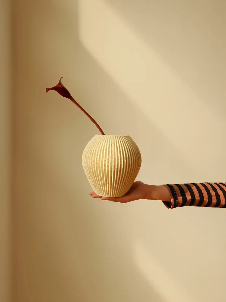 Vases - VASE - DONA 17cm TEXTURIZED - MENDELEK STUDIO
