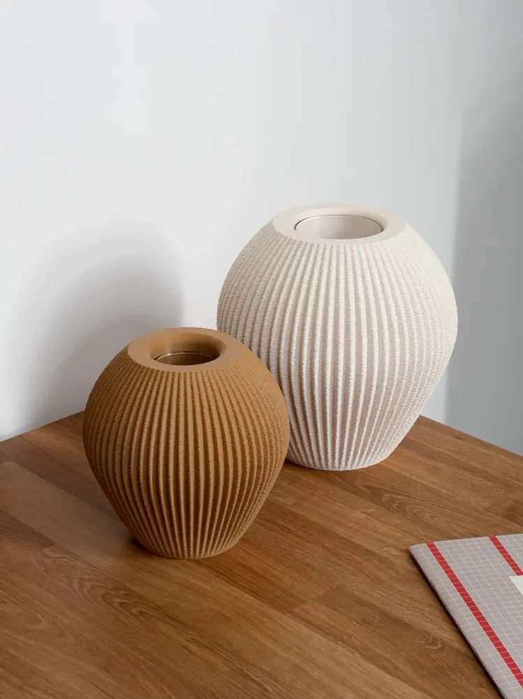 Vases - VASE - DONA 17cm TEXTURIZED - MENDELEK STUDIO