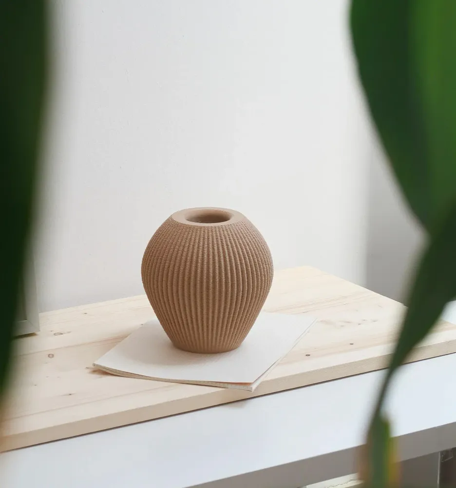 Vases - VASE - DONA 17cm TEXTURIZED - MENDELEK STUDIO