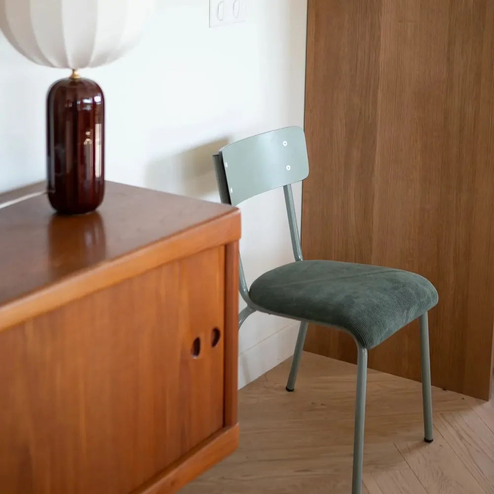 Assises pour bureau - Chaise d’écolier rétro colorée Adulte Suzie - 38x80cm - LES GAMBETTES