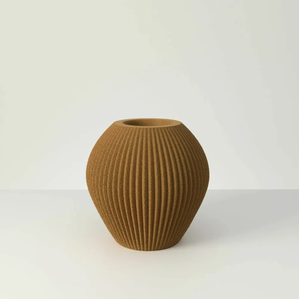 Vases - VASE - DONA 22cm TEXTURIZED - MENDELEK STUDIO