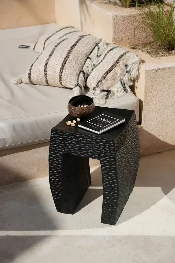 Tabourets - Tabouret The Montano - Noir - BAZAR BIZAR LIVING