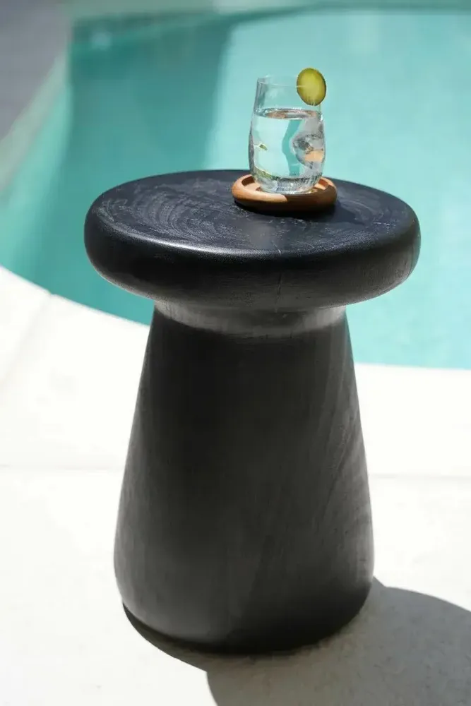 Tabourets - Tabouret Gagang - Noir - BAZAR BIZAR LIVING