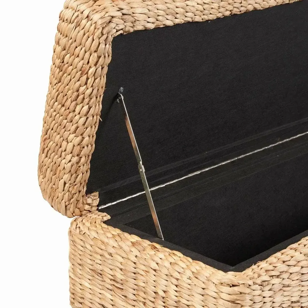 Ottomans - The Big Sure Storage Ottoman - Natural - BAZAR BIZAR LIVING