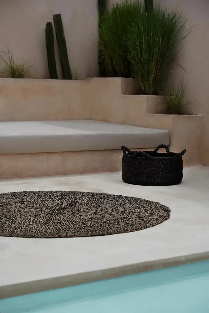 Laundry baskets - Les Quatre Mains Baskets - Black - M - BAZAR BIZAR LIVING