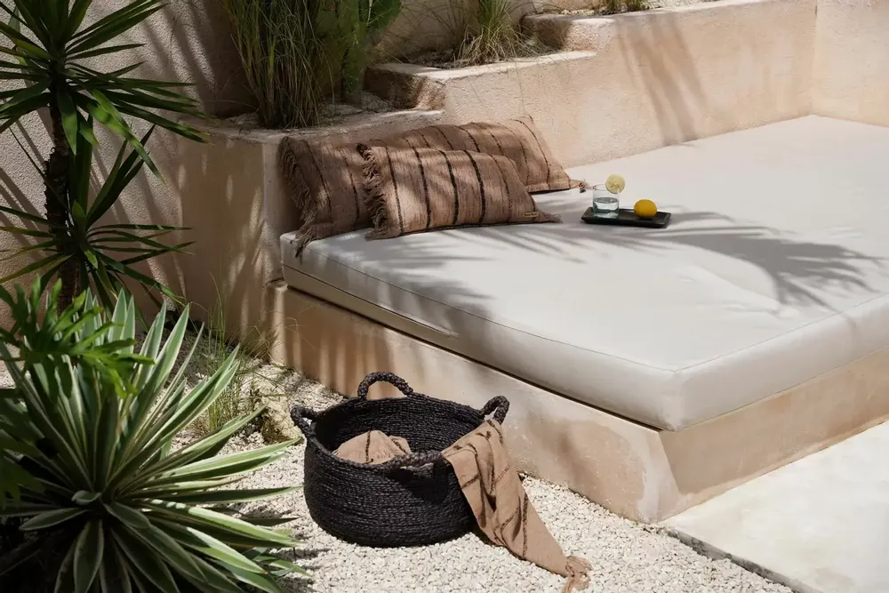 Laundry baskets - Les Quatre Mains Baskets - Black - M - BAZAR BIZAR LIVING