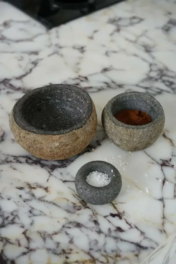 Bowls - The River Stone Bowl - Black - S - BAZAR BIZAR LIVING