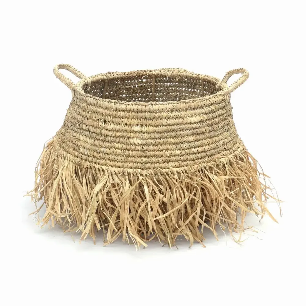 Paniers à linge - Paniers The Raffia Deluxe, naturels, moyens - BAZAR BIZAR LIVING