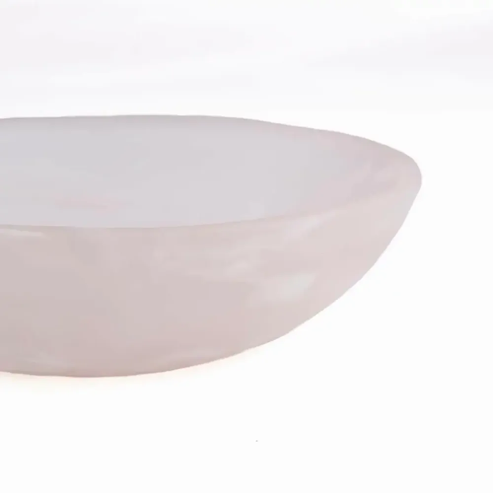 Bowls - The Resin Organic Bowl - Pink White - M - BAZAR BIZAR LIVING