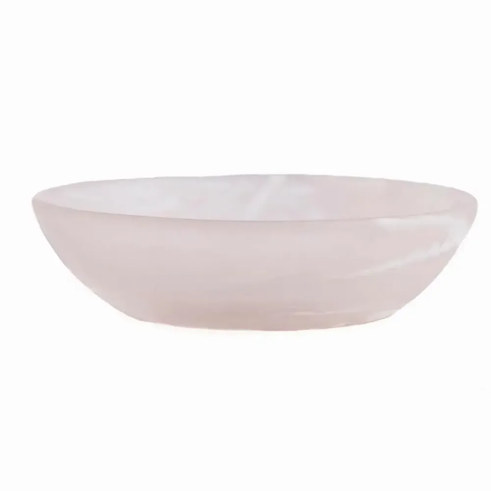Bowls - The Resin Organic Bowl - Pink White - M - BAZAR BIZAR LIVING