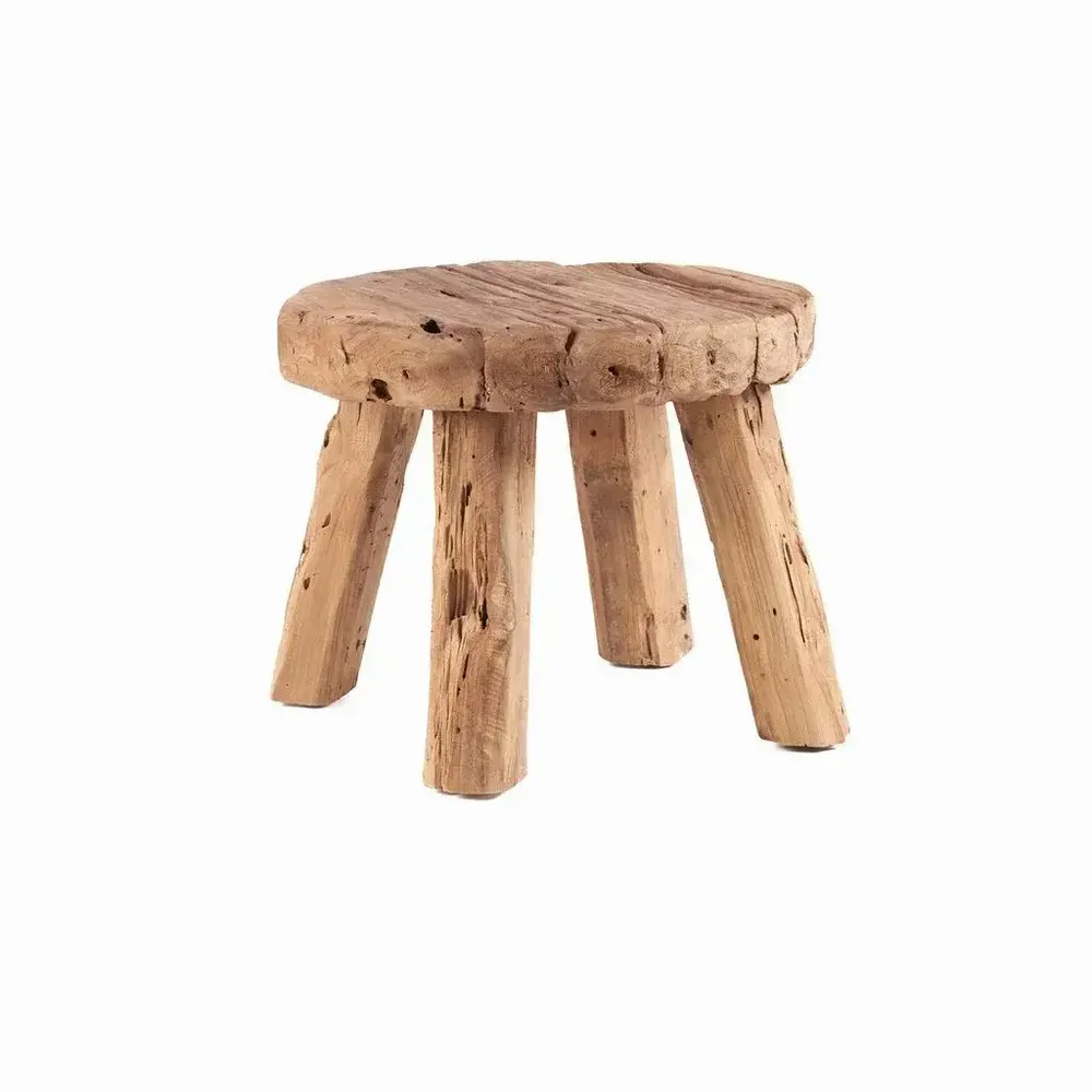 Other tables - The Marabunta Rustic Side Table - Natural - BAZAR BIZAR LIVING