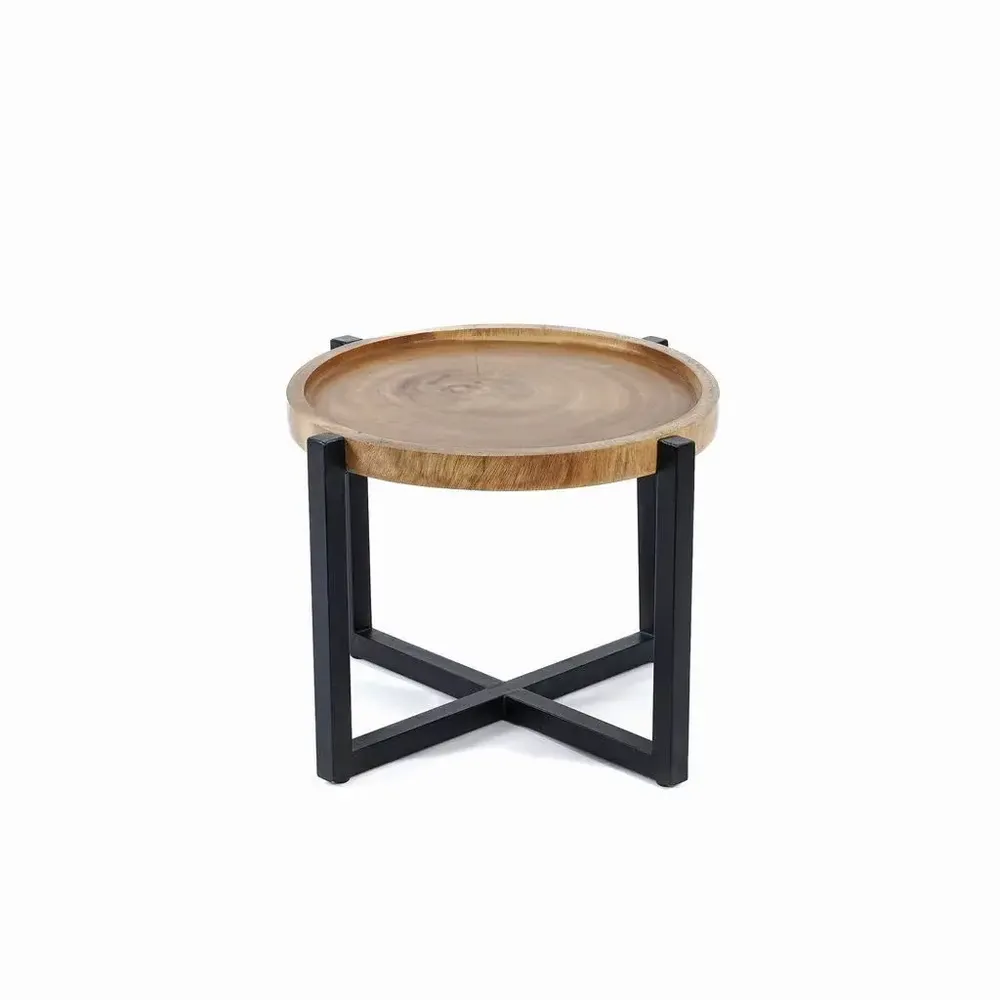 Other tables - The Rain Tree Side Table - Natural Black - BAZAR BIZAR LIVING