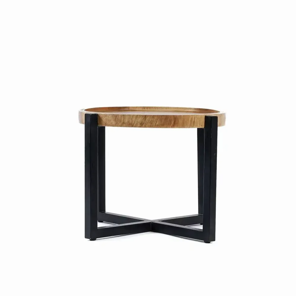 Other tables - The Rain Tree Side Table - Natural Black - BAZAR BIZAR LIVING