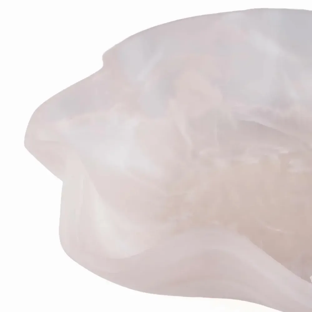 Bowls - The Resin Organic Fruit Bowl - Pink White - BAZAR BIZAR LIVING