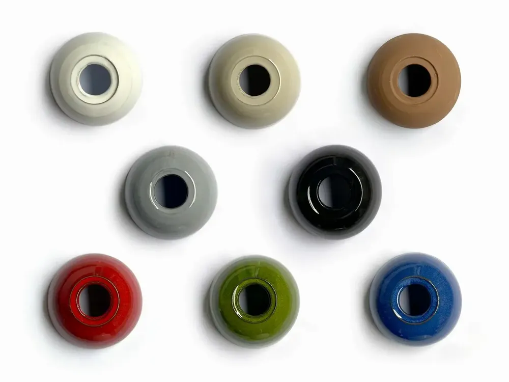 Suspensions - ABISAL suspension avec base en céramique ou émaillée de couleurs - LUXCAMBRA