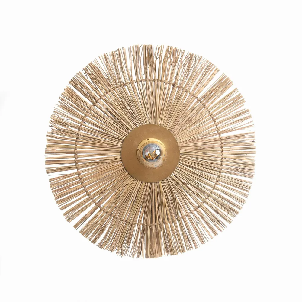 Ceiling lights - The Beausoleil Wall Lamp - Natural Gold - M - BAZAR BIZAR LIVING