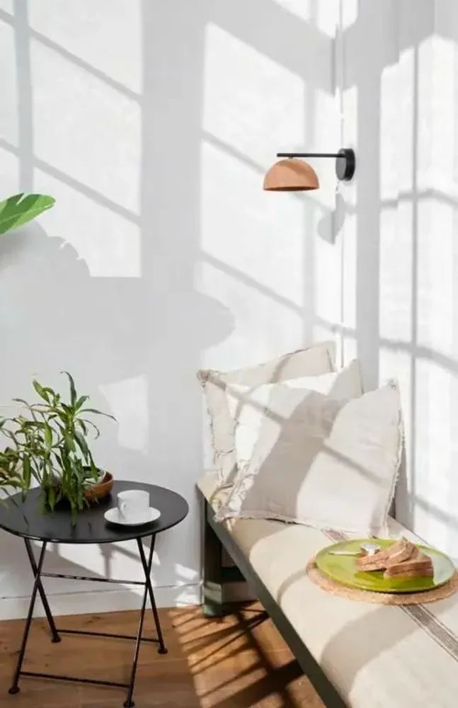 Wall lamps - ABSIS wall lamp natural terracotta - LUXCAMBRA