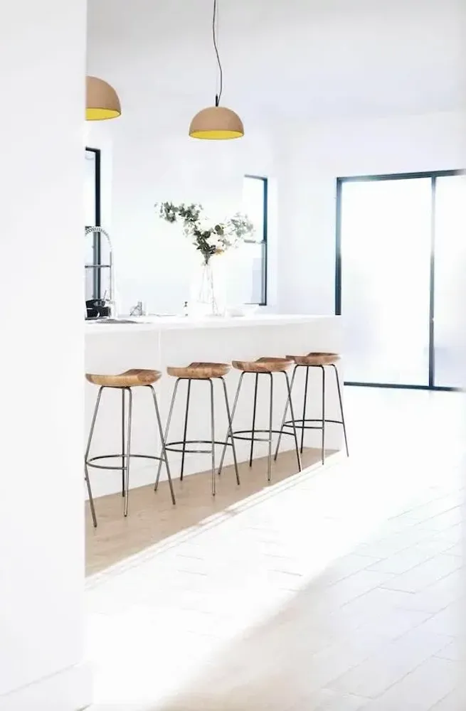 Suspensions - ABSIS suspension avec abat-jour en terracotta ou blanc verni - LUXCAMBRA