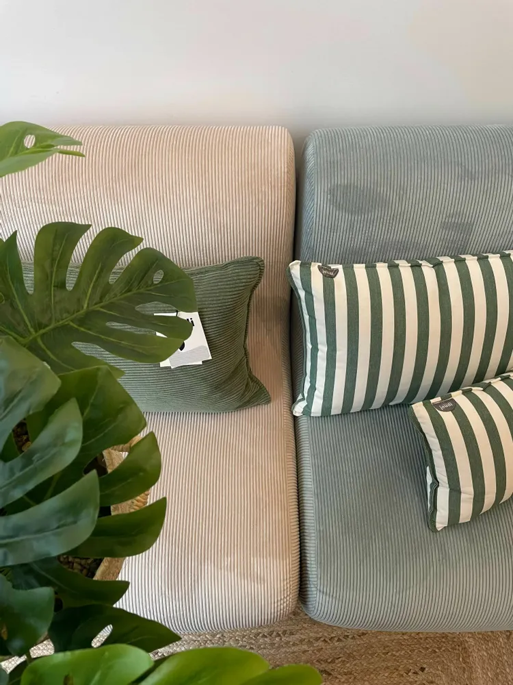 Coussins textile - Coussin rayures Transat - MAISON JEUDI
